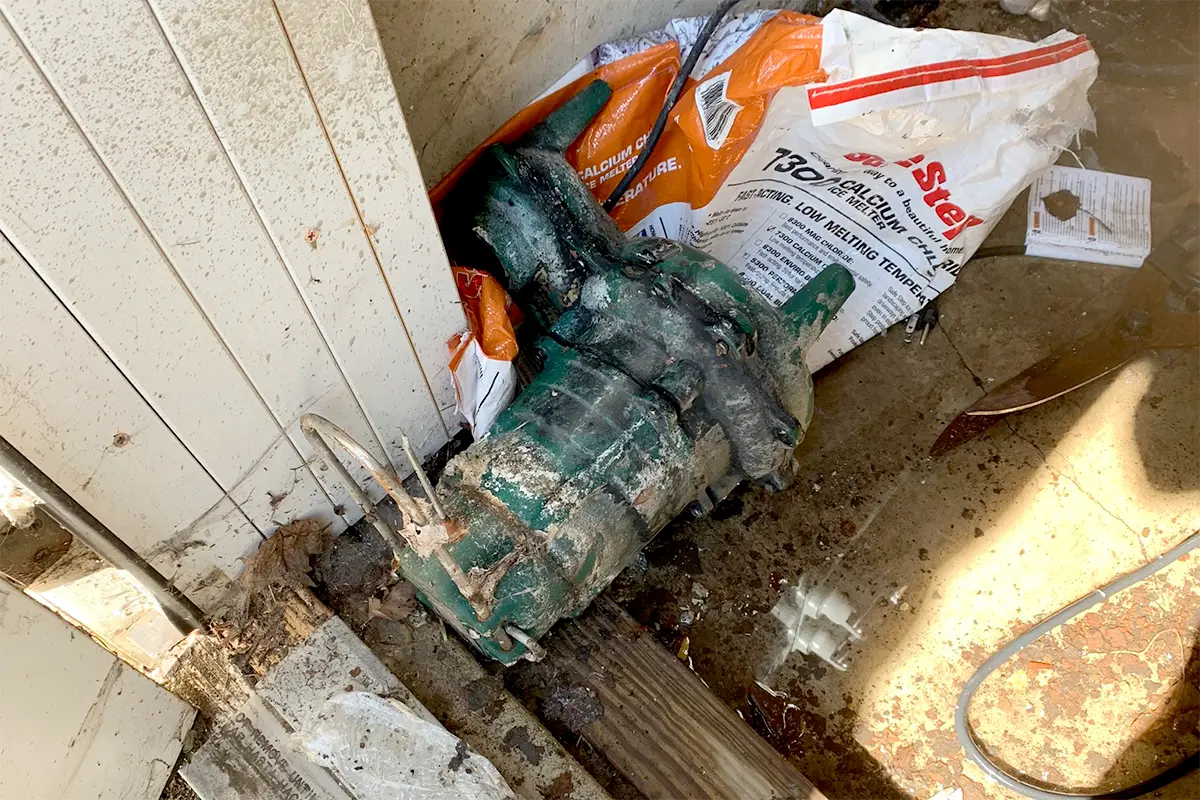 Sump pump replacement services