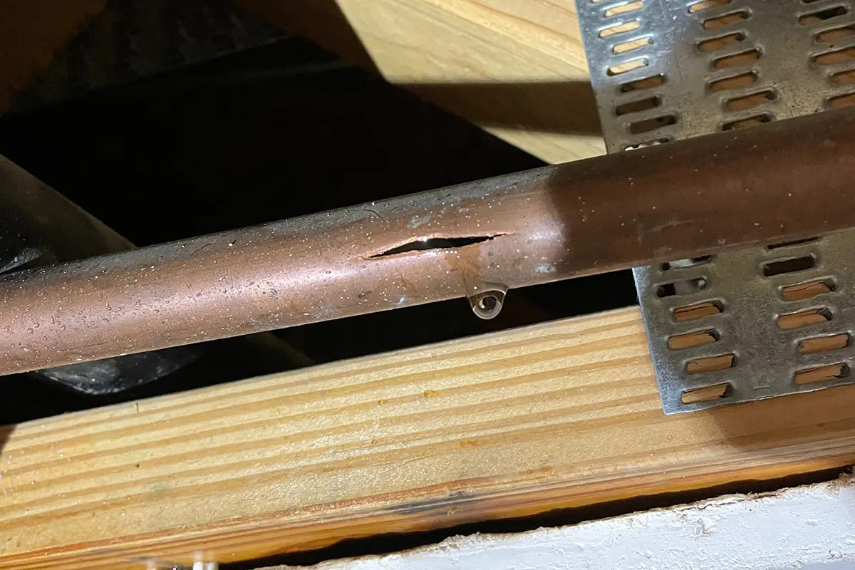 Burst pipe water leak detection services