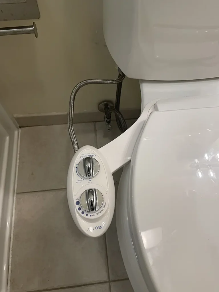 toilet with a bidet