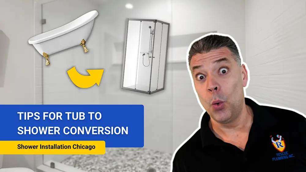 tub to shower conversion tips youtube thumbnail