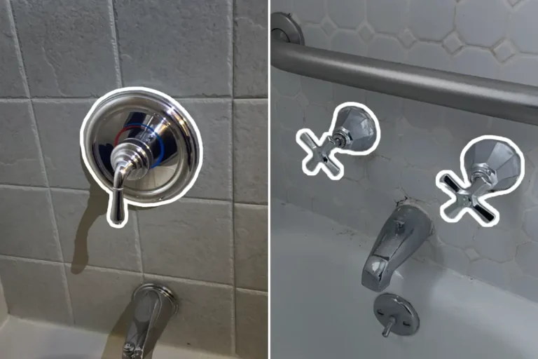 single handle versus two handle faucets for your shower