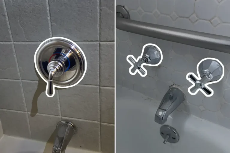 Single handle versus two handle faucets for your shower