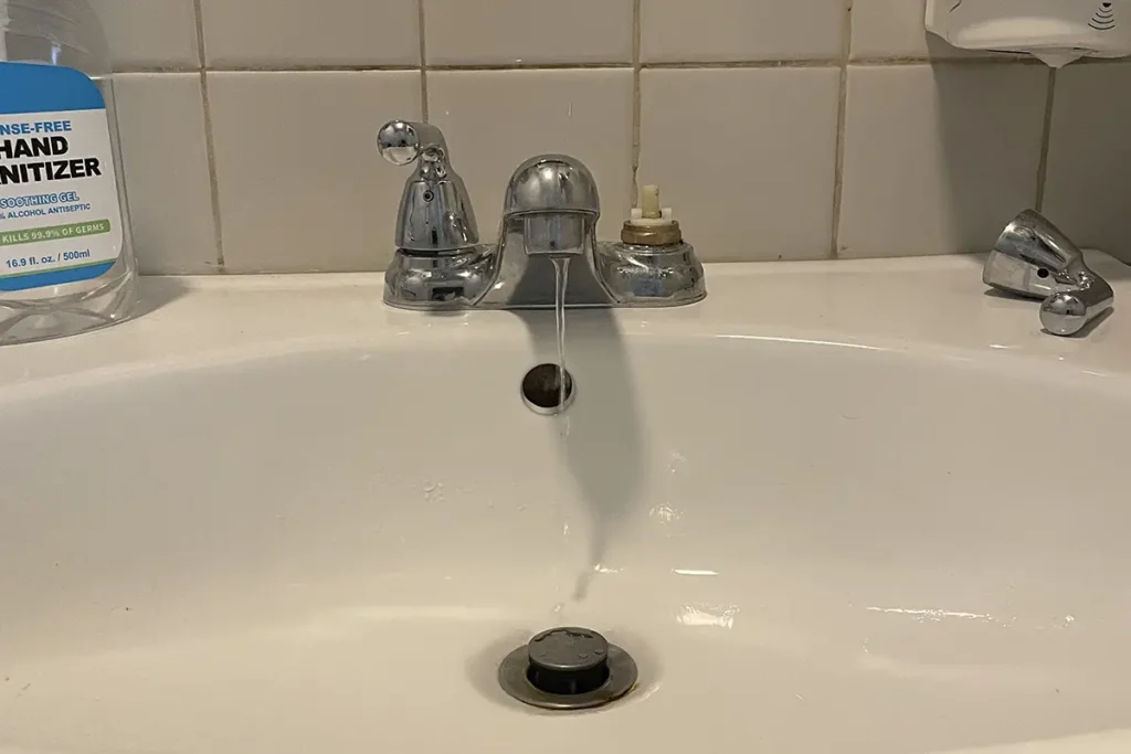 Repair to bathroom faucets