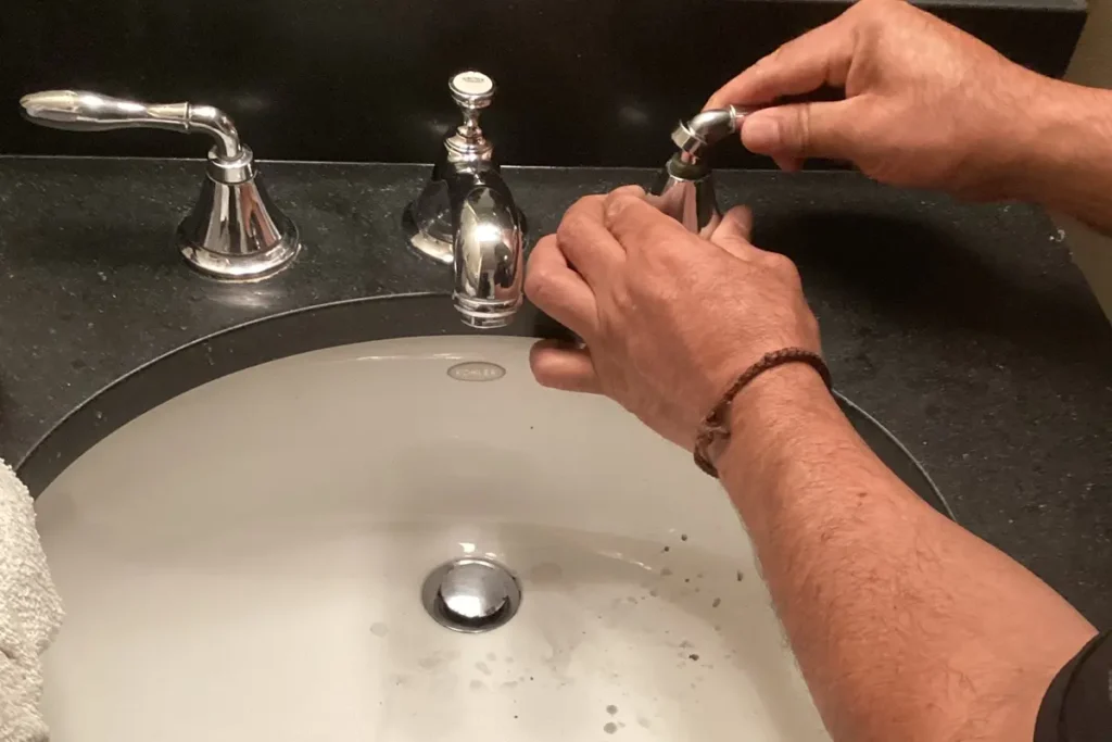 Rescue plumbing faucet repair