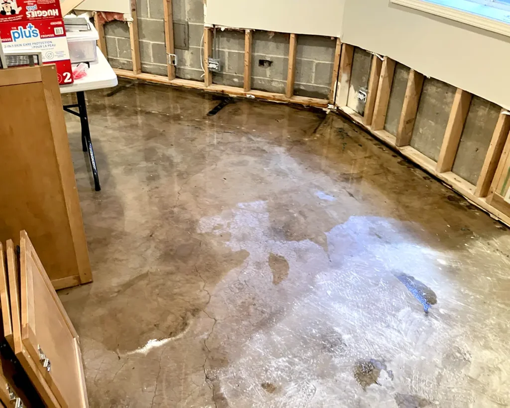 Basement flooding