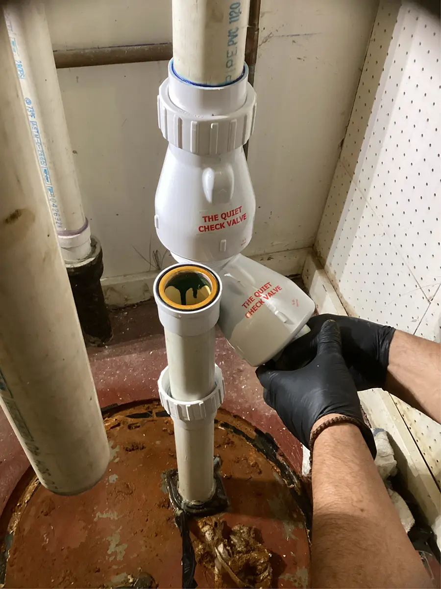 check valve repair