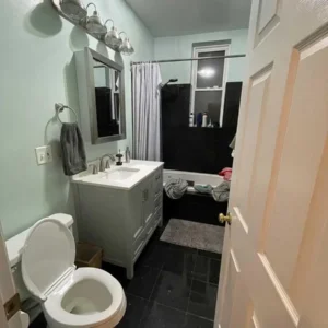 Bathroom water damage