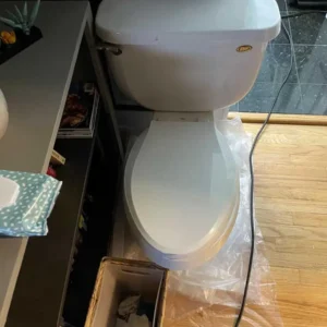 Broken toilet