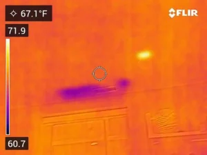 Thermal imaging to find water damage events
