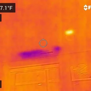 Thermal imaging to find water damage events