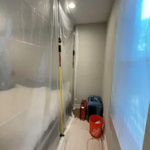 Containments for chicago basement property damage restoration