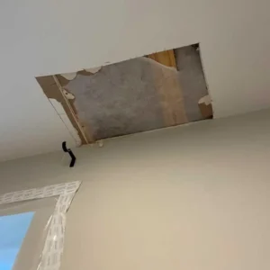 Vent removal in ceiling