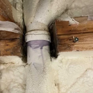 Broken pipe, damage restoration in home in west loop area