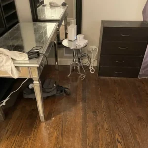 Water removal cleaning services for wood floor