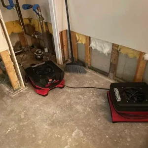 Professional restoration after leak