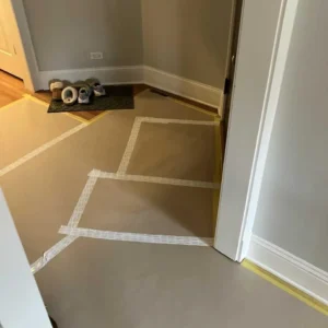 Floor protection for damage restoration process in chicago property