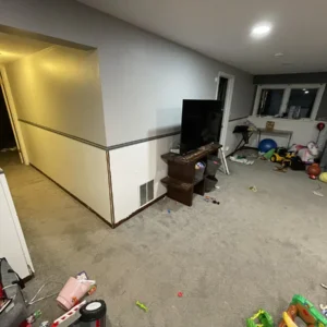 entertaining room in risk of flood, first priority protection