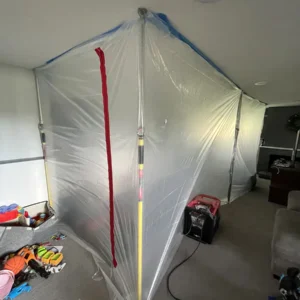 Professional containment during the restoration process