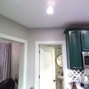 Damaged kitchen ceiling in an evanston home