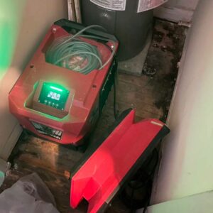 Using efficient drying techniques after a leak repair