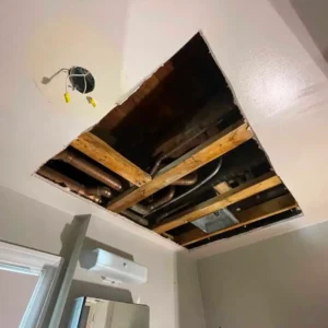 Drywall removal for structural drying