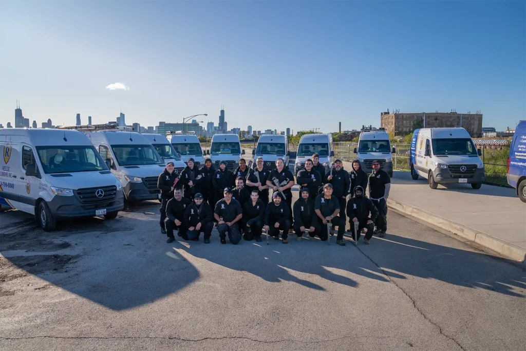Rescue plumbing serves the entire chicagoland area.
