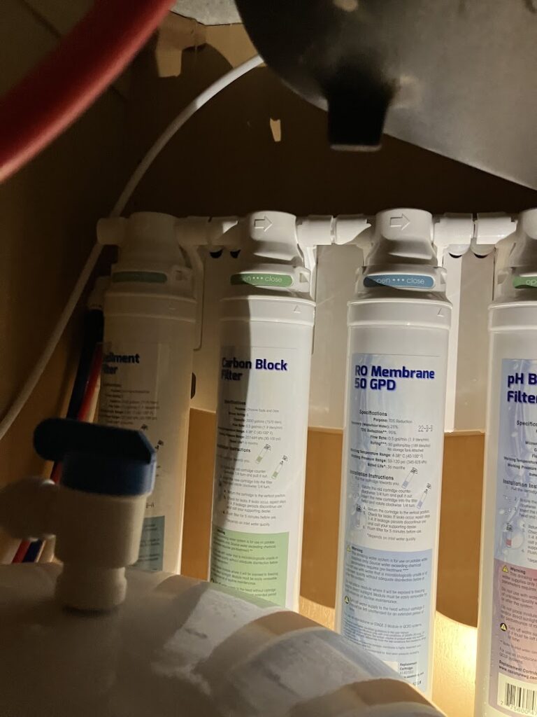 Water softeners and water filtration systems